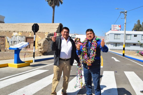 POCOLLAY INAUGURA MODERNA VÍA QUE FORTALECE LA TRANSITABILIDAD DEL DISTRITO